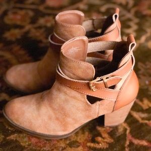 Target tan booties